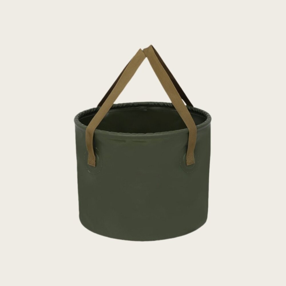 20L Out Camping Foldable Round Bucket Portable Picnics Water Storage Fishing